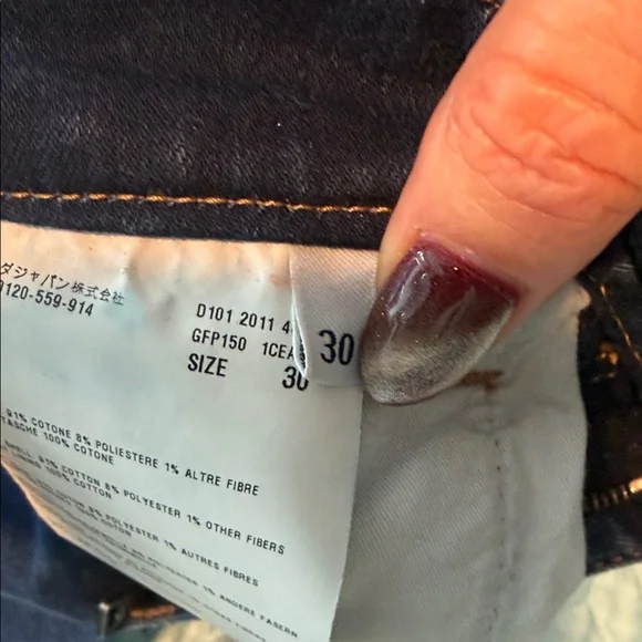 Auth PRADA Classic Bootcut stretch Blue Women's Jeans sz 30 original $300
